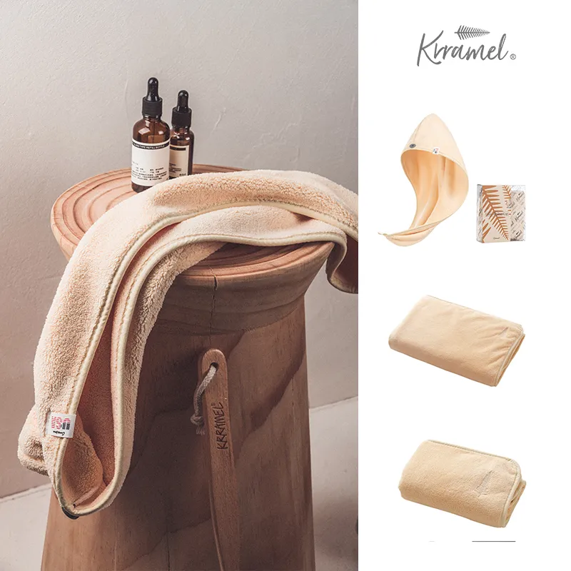 Krramel Home Use Quick Dry Non Pilling Bath Towels-13