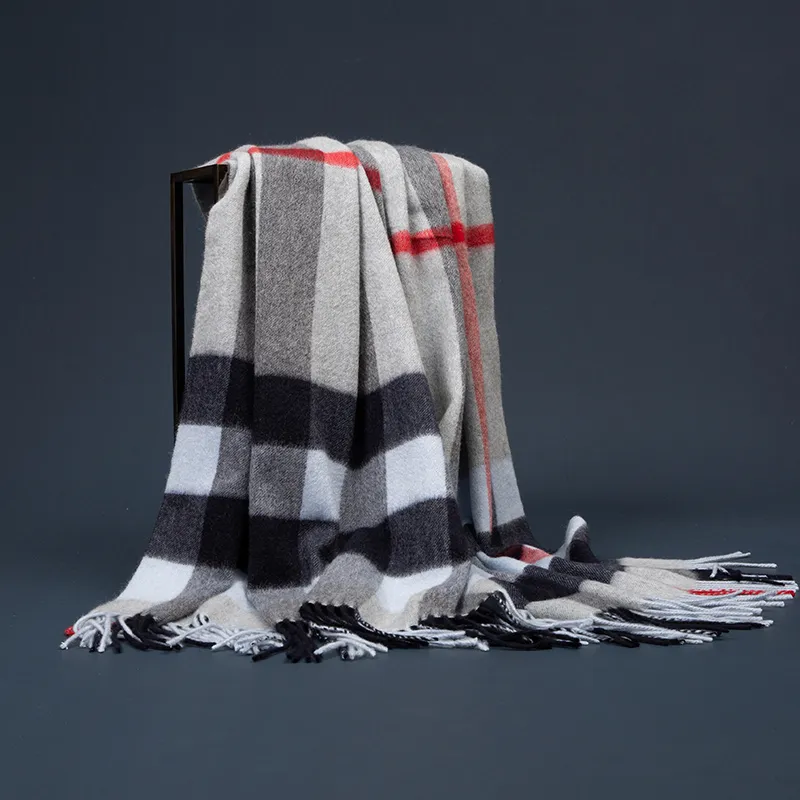 PIERRE CARDIN Pure Cashmere Knit Scarves Women's-1