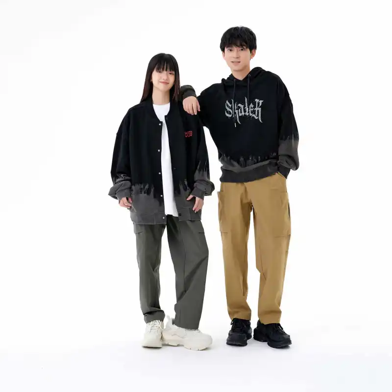 OTB Baseball Jacket Unisex Black-3