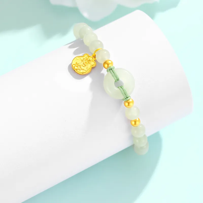 CHINA GOLD Hetian Jade Bracelets White Jade/Pale Greenish White Jade Women's-2