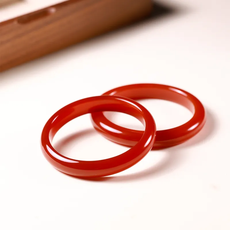 CHINA GOLD Agate Bangles Unisex-3