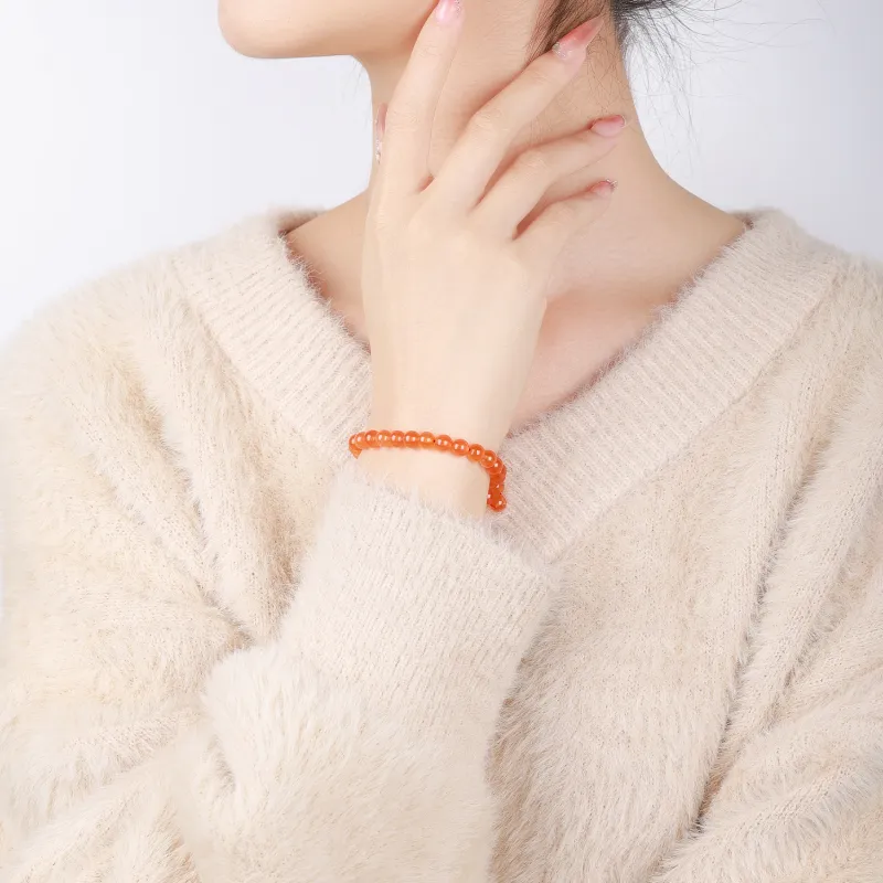CHINA GOLD Agate Bracelets Unisex-5