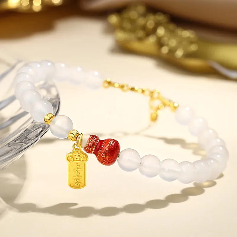 CHINA GOLD Chalcedony Bracelets Women's-2