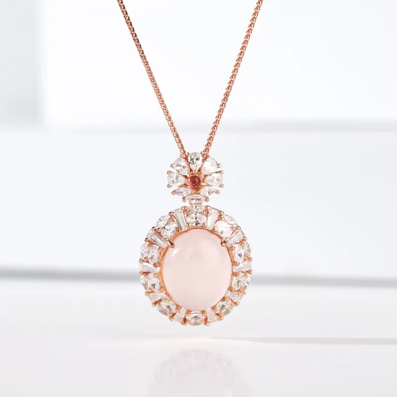 CHINA GOLD Natural Agate Necklaces Women's-1