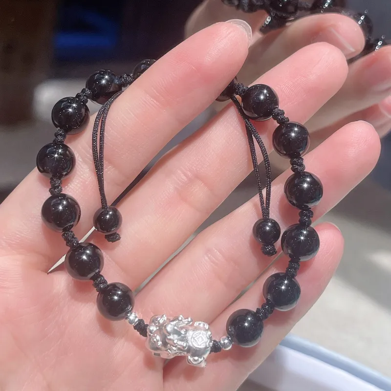 CHINA GOLD Glass Cat Eye Bracelets Unisex-4