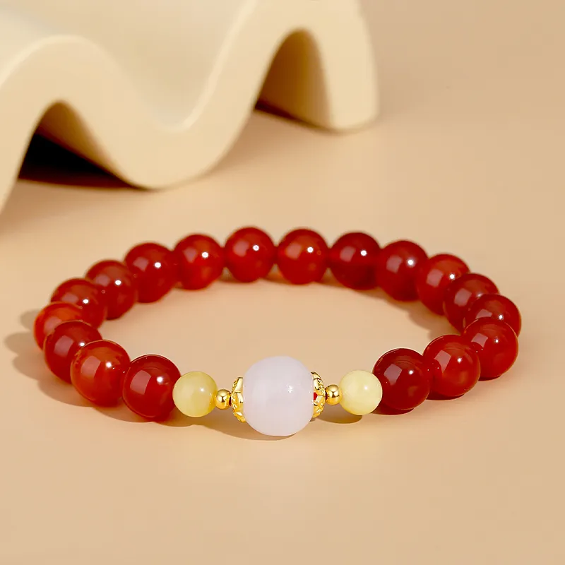 CHINA GOLD Agate Bracelets Women's-3
