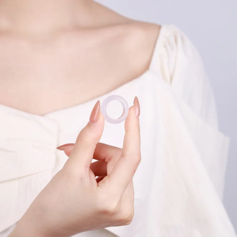 CHINA GOLD Natural Agate Rings Unisex-4