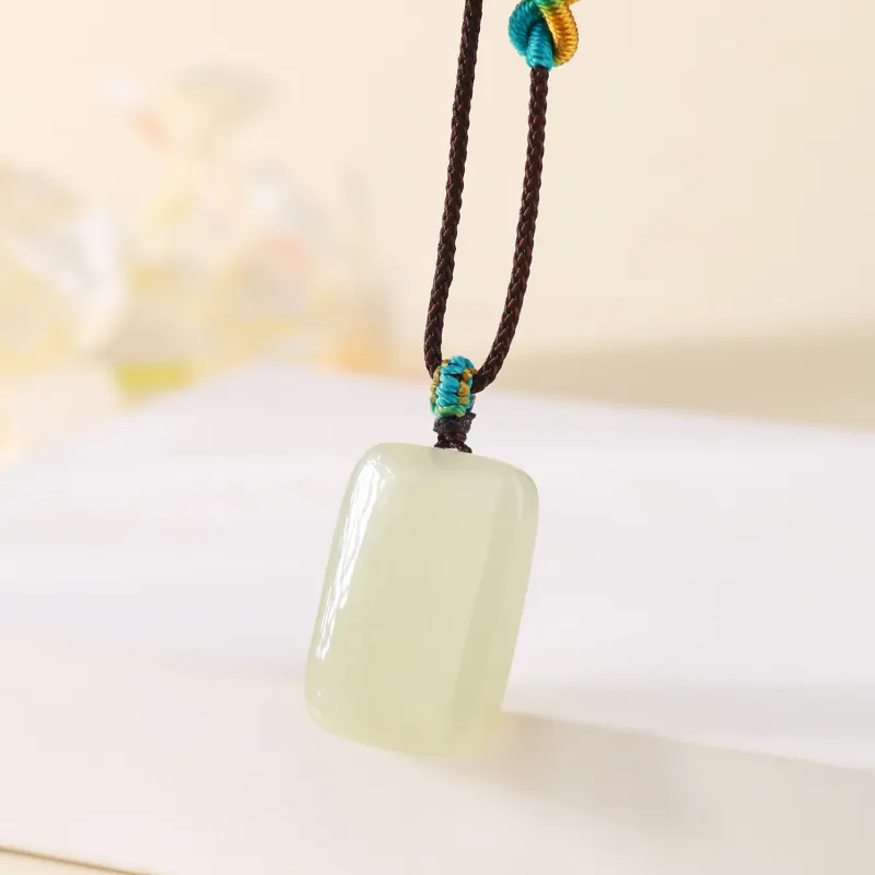 CHINA GOLD Pendants Pale Greenish White Jade Unisex-3