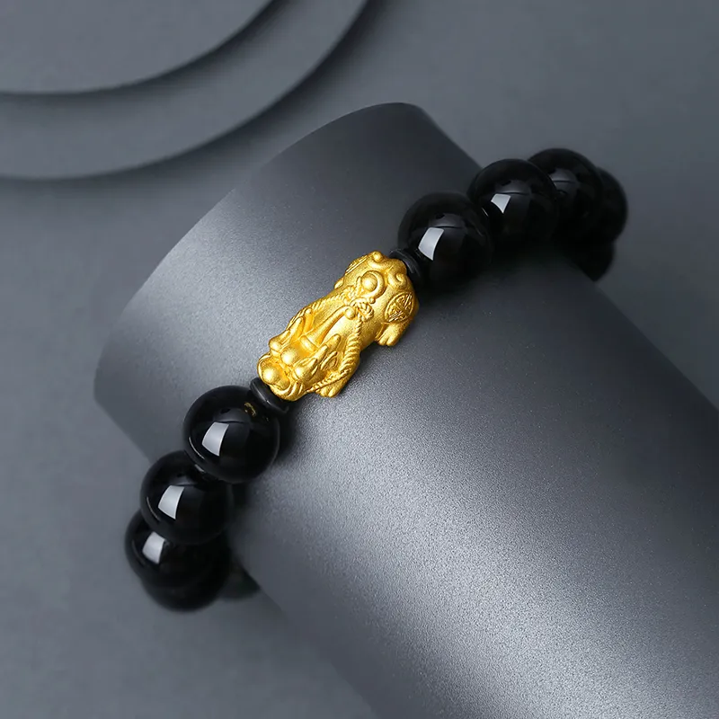 CHINA GOLD Agate Bracelets Unisex-3