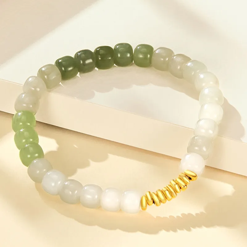 CHINA GOLD Hetian Jade Bracelets White Jade/Pale Greenish White Jade Women's-1