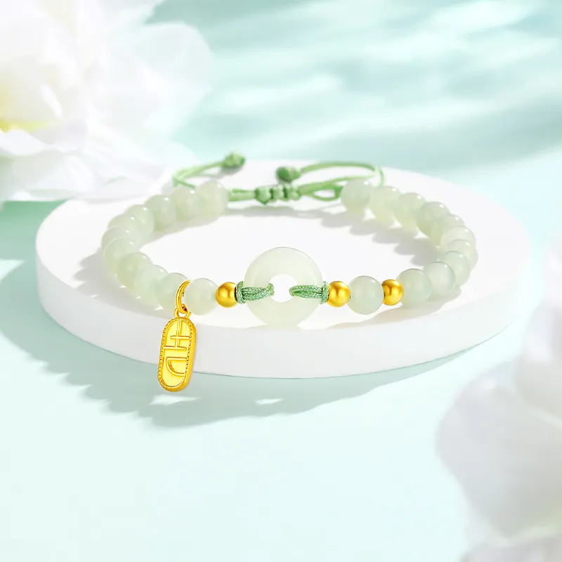 CHINA GOLD Hetian Jade Bracelets White Jade/Pale Greenish White Jade Women's-1