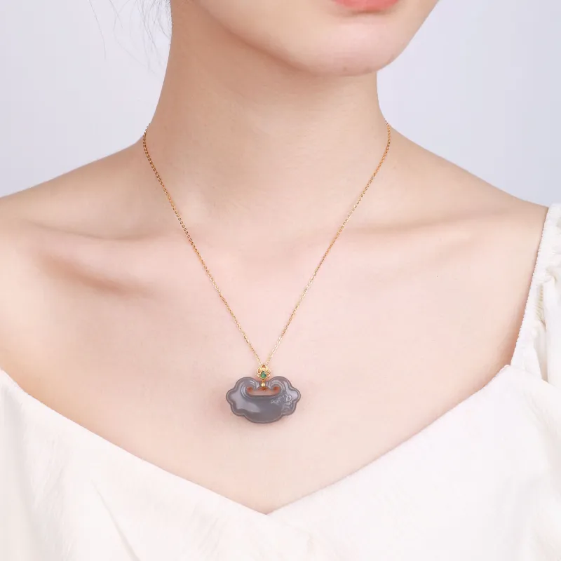 CHINA GOLD Pendants Smoky Purple Women's-4