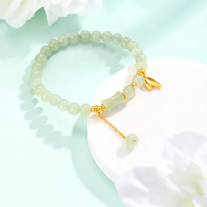 CHINA GOLD Hetian Jade Bracelets White Jade/Pale Greenish White Jade Women's-2