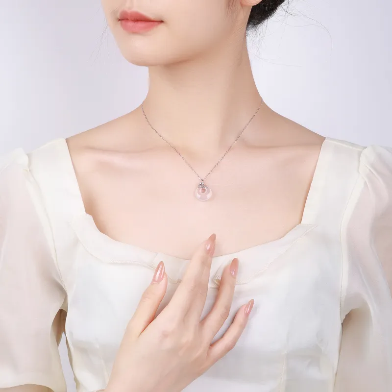 CHINA GOLD Agate Necklaces Women's-5