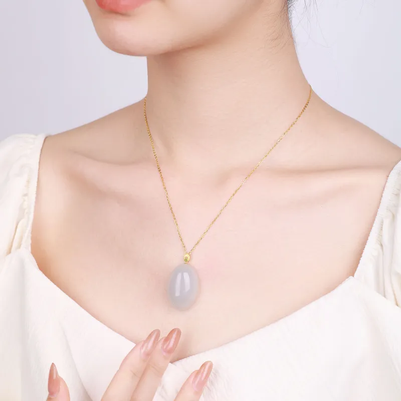 CHINA GOLD Hetian Jade Pendants Smoky Purple Women's-4