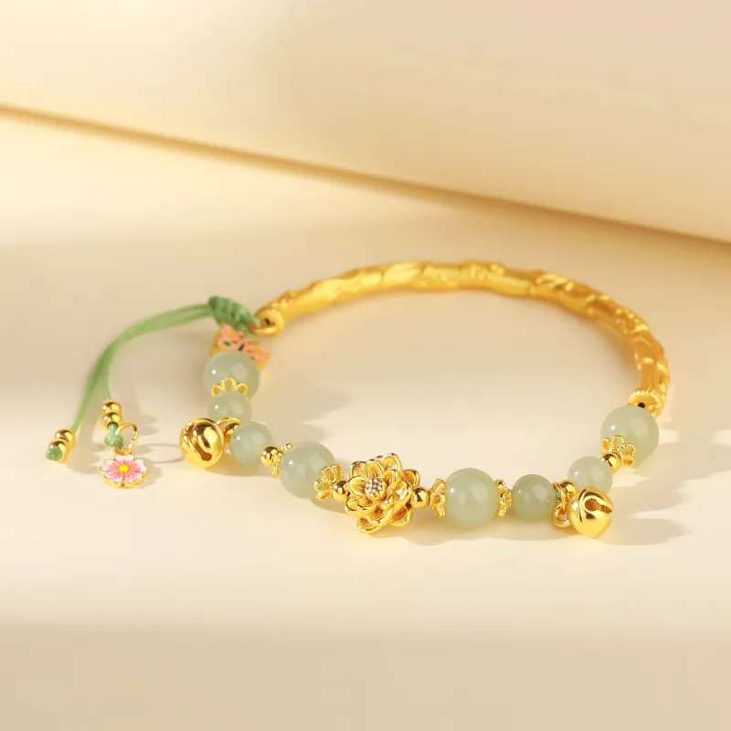 CHINA GOLD Bracelets Green Jade Women's-1
