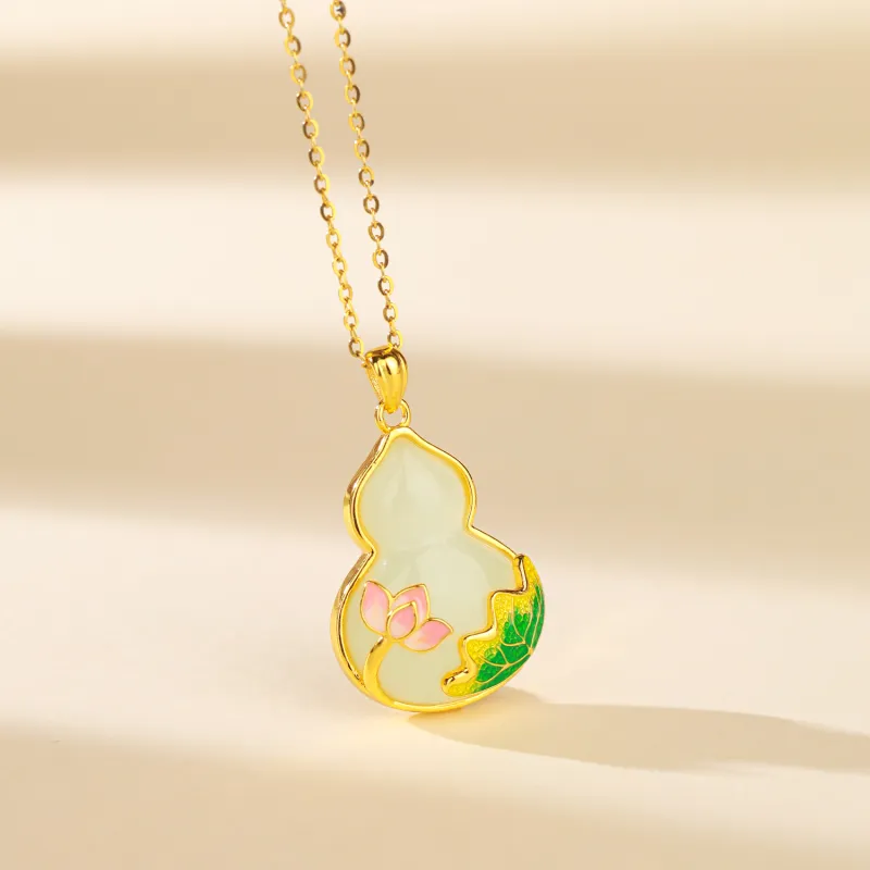 CHINA GOLD Pendants Pale Greenish White Jade Women's-2
