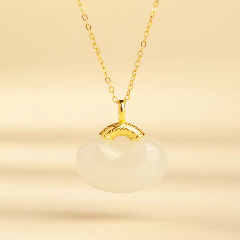 CHINA GOLD Pendants Pale Greenish White Jade Women's-1