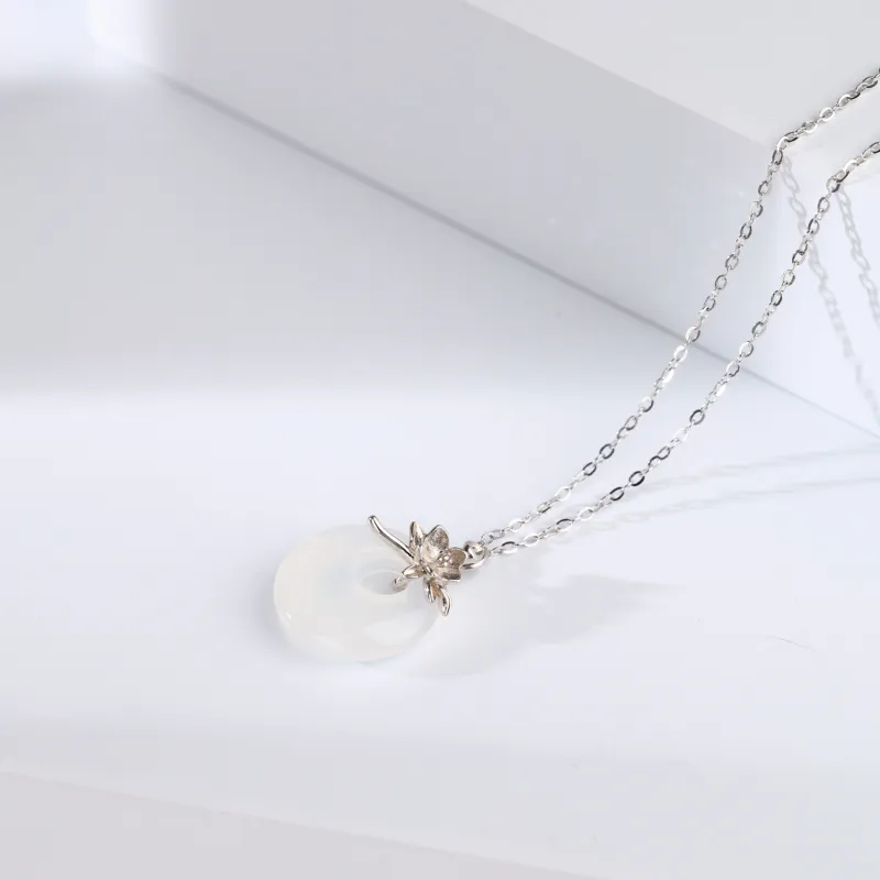 CHINA GOLD Natural Agate Necklaces Women's-2