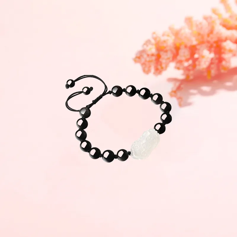CHINA GOLD Obsidian Bracelets Women's-3