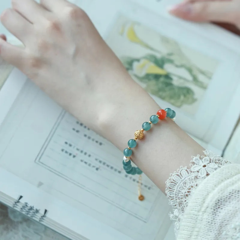 CHINA GOLD Ice Type Jadeite Bracelets Unisex-5