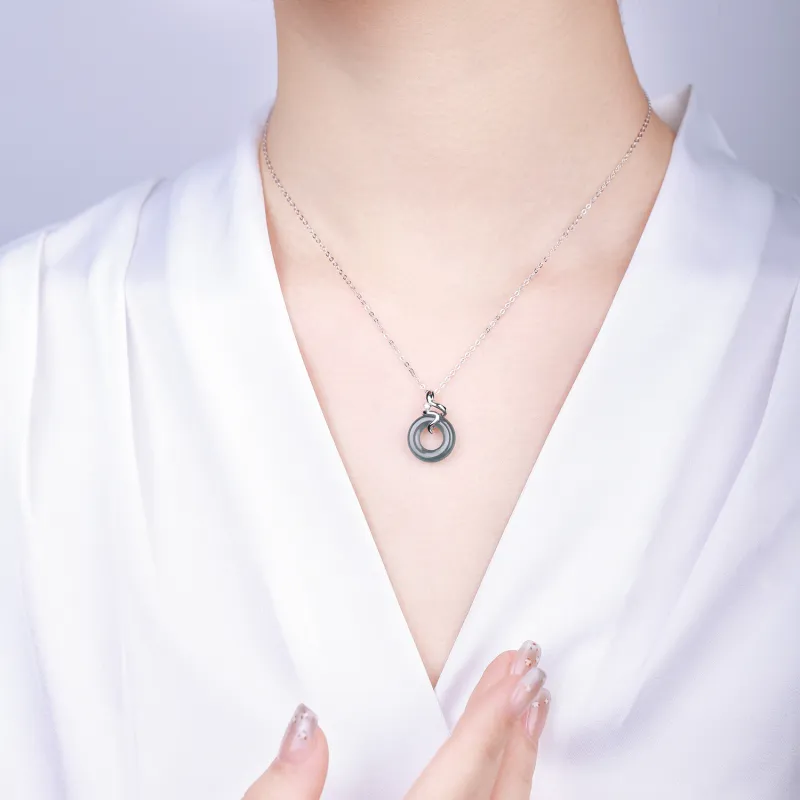 CHINA GOLD Ice Glutinous Necklaces Women's-11