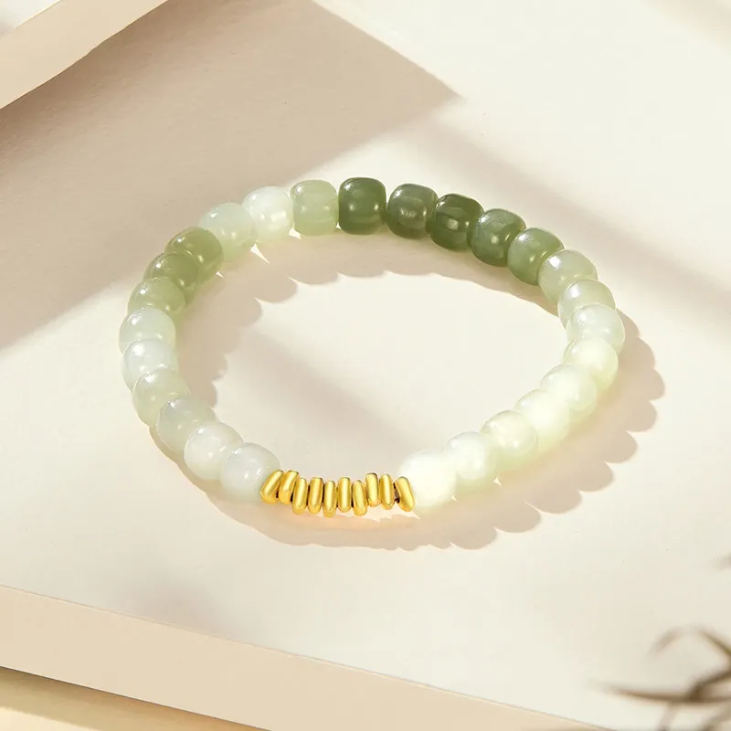 CHINA GOLD Hetian Jade Bracelets White Jade/Pale Greenish White Jade Women's-2