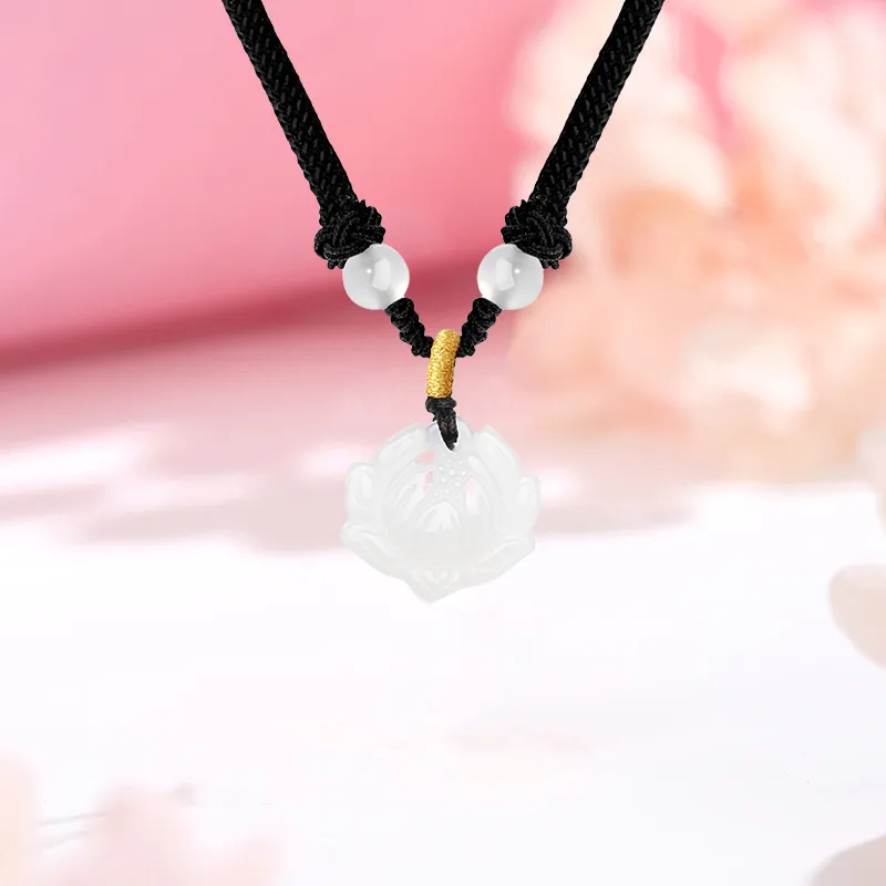CHINA GOLD Chalcedony Necklaces Unisex-2
