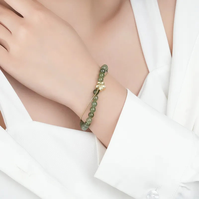 CHINA GOLD Hetian Jade Bracelets White Jade/Pale Greenish White Jade Women's-3