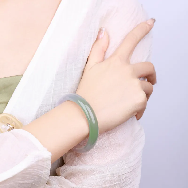 CHINA GOLD Agate Bangles Women's-5