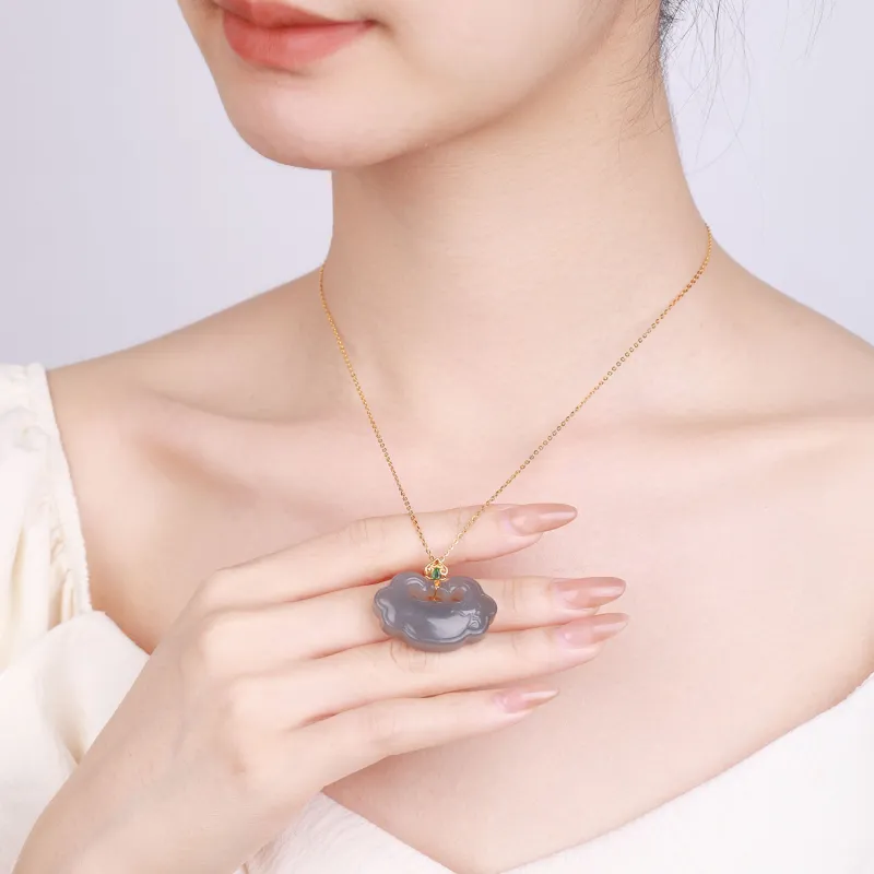 CHINA GOLD Pendants Smoky Purple Women's-5
