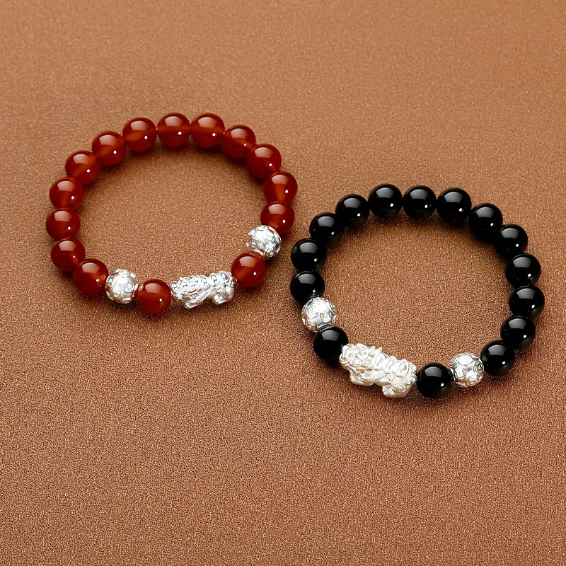 CHINA GOLD Agate Bracelets Unisex-20