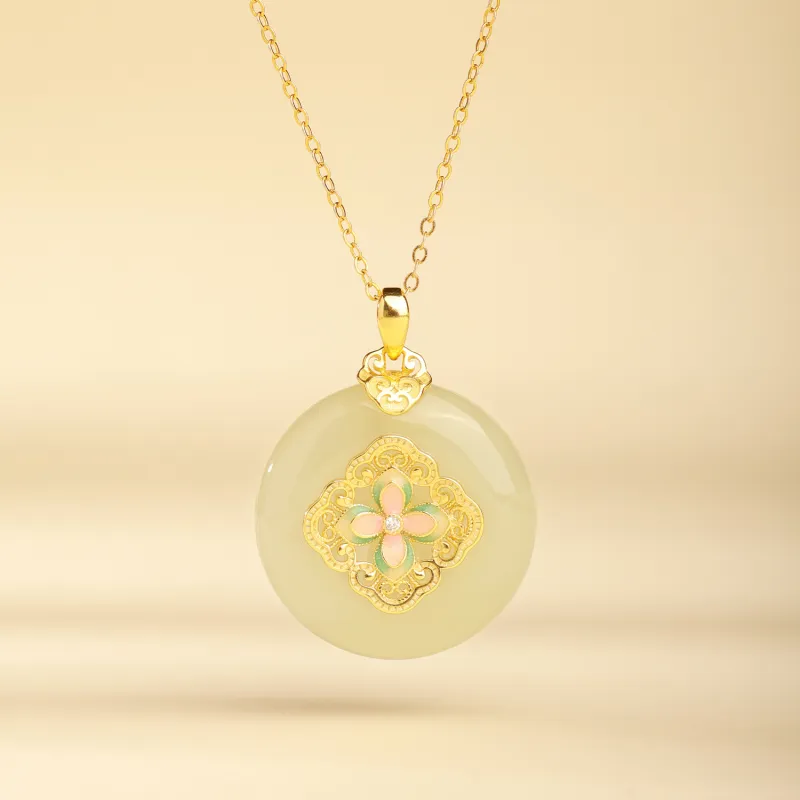 CHINA GOLD Pendants Pale Greenish White Jade Women's-1