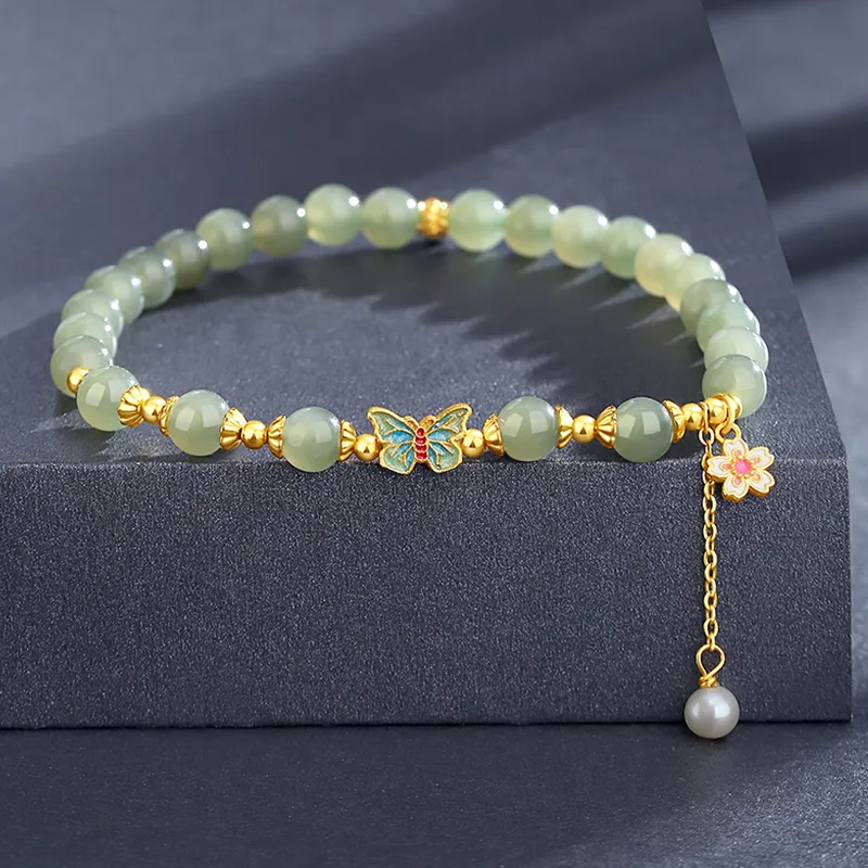 CHINA GOLD Bracelets White Jade/Pale Greenish White Jade Women's-1
