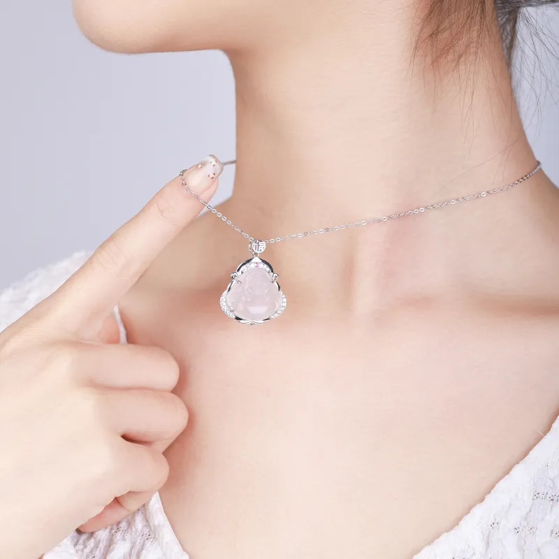 CHINA GOLD Agate Necklaces Women's-10