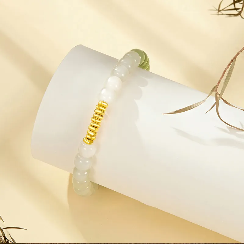 CHINA GOLD Hetian Jade Bracelets White Jade/Pale Greenish White Jade Women's-3