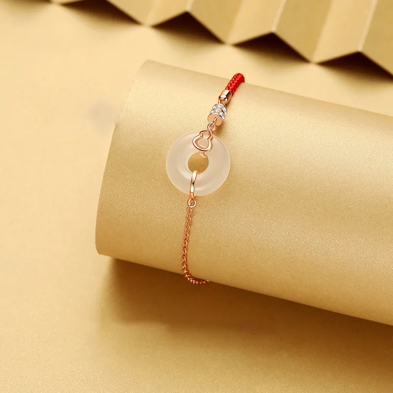 CHINA GOLD Chalcedony Bracelets Women's-3