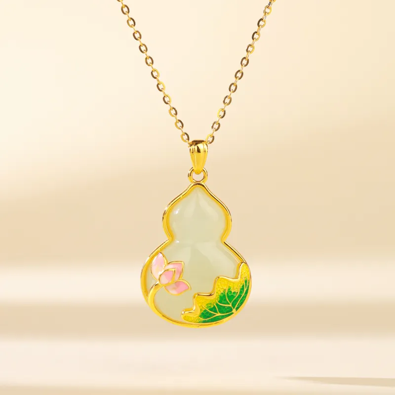 CHINA GOLD Pendants Pale Greenish White Jade Women's-1