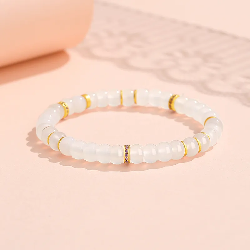 CHINA GOLD Agate Bracelets Women's-3