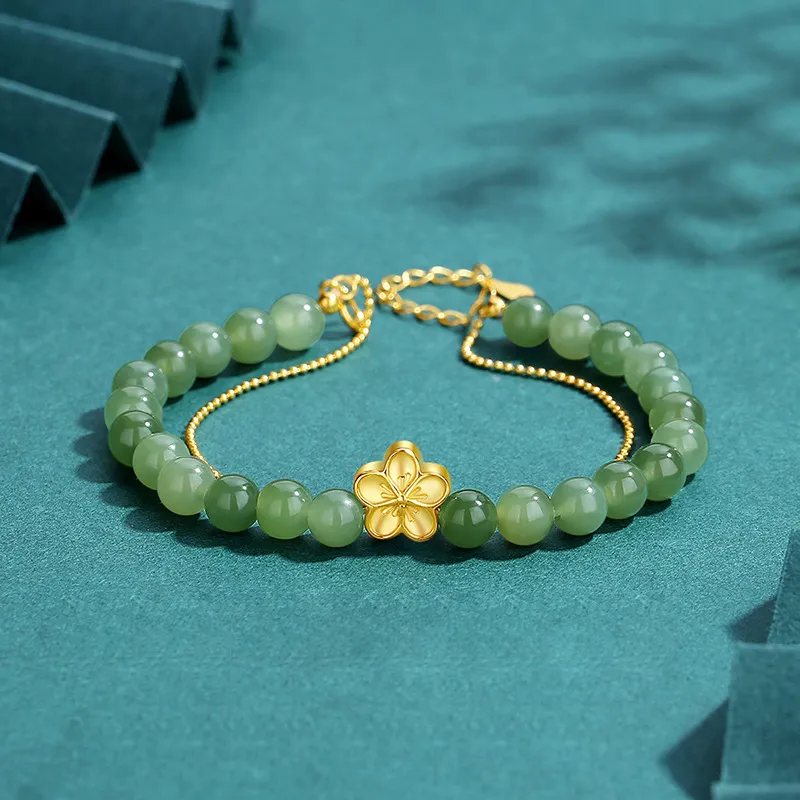 CHINA GOLD Hetian Jade Bracelets White Jade/Pale Greenish White Jade Women's-1