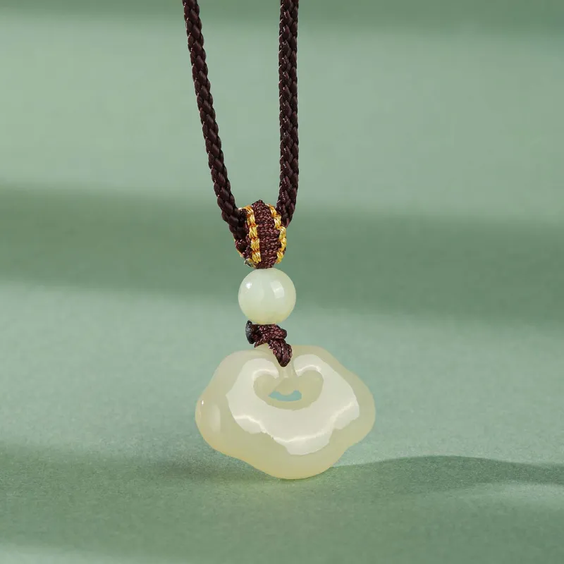 CHINA GOLD Pendants Pale Greenish White Jade Unisex-4