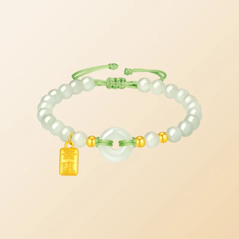 CHINA GOLD Hetian Jade Bracelets White Jade/Pale Greenish White Jade Women's-1