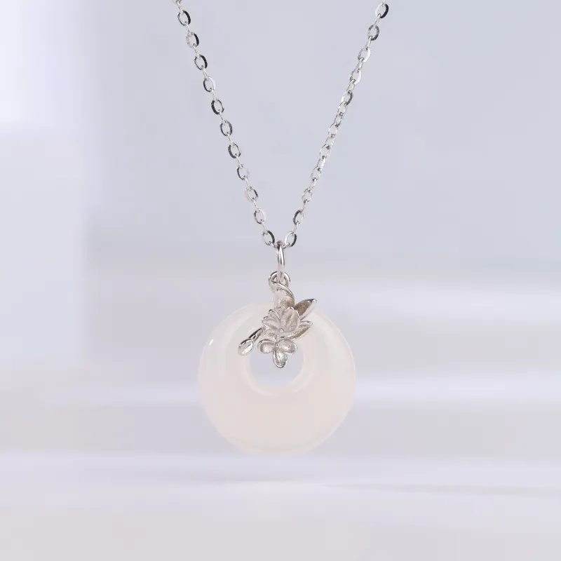 CHINA GOLD Natural Agate Jade Necklaces Women's-1