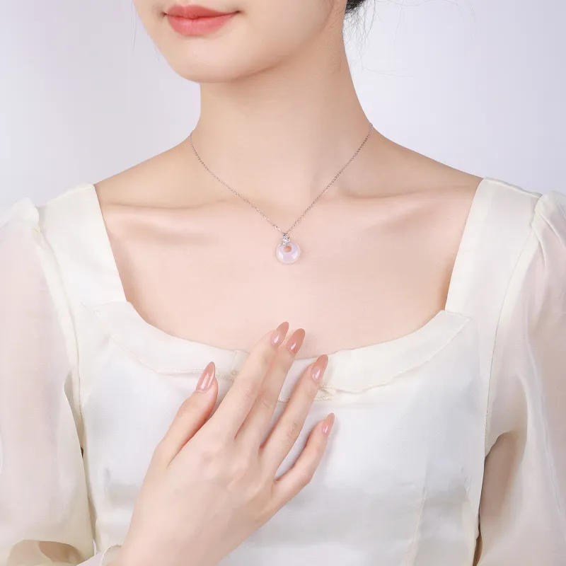 CHINA GOLD Natural Agate Jade Necklaces Women's-4