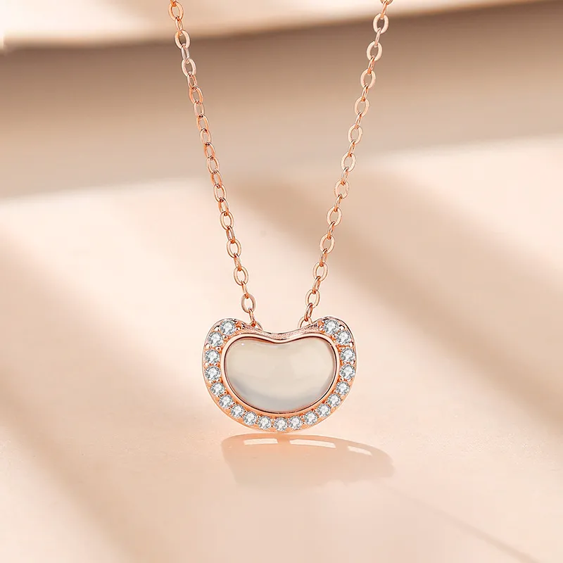 CHINA GOLD Chalcedony Necklaces Women's-2