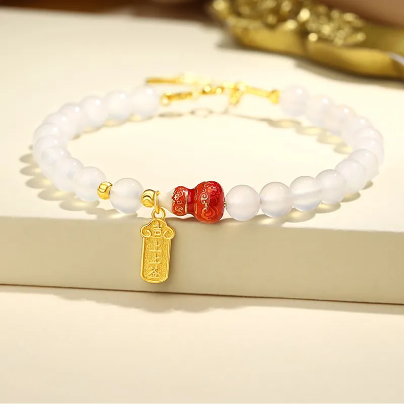CHINA GOLD Chalcedony Bracelets Women's-1