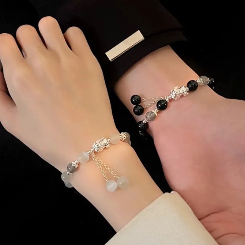 CHINA GOLD Glass Cat Eye Bracelets Unisex-6