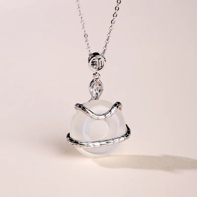 CHINA GOLD Agate Necklaces Women's-2