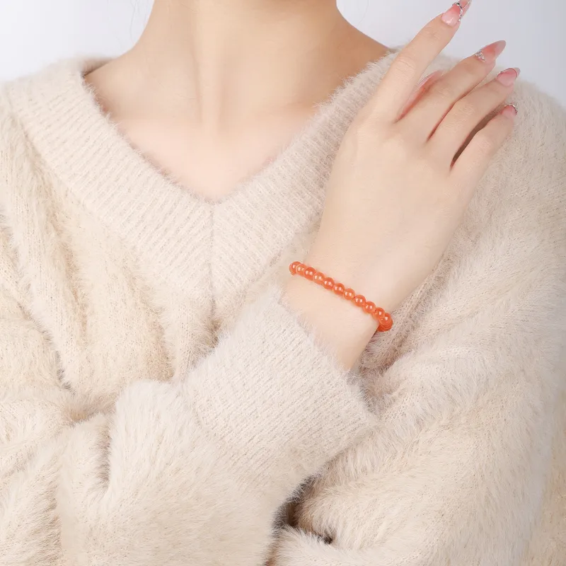 CHINA GOLD Agate Bracelets Unisex-4