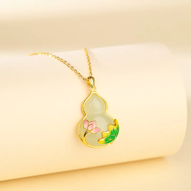 CHINA GOLD Pendants Pale Greenish White Jade Women's-3